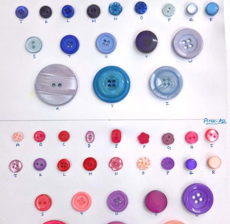 Button Assortment - Blue