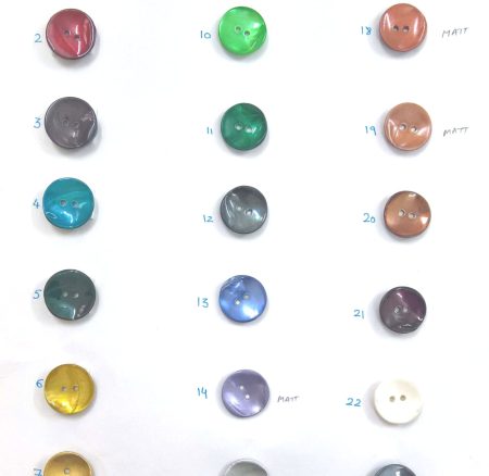 SHELL BUTTON COL. CHART 1-24